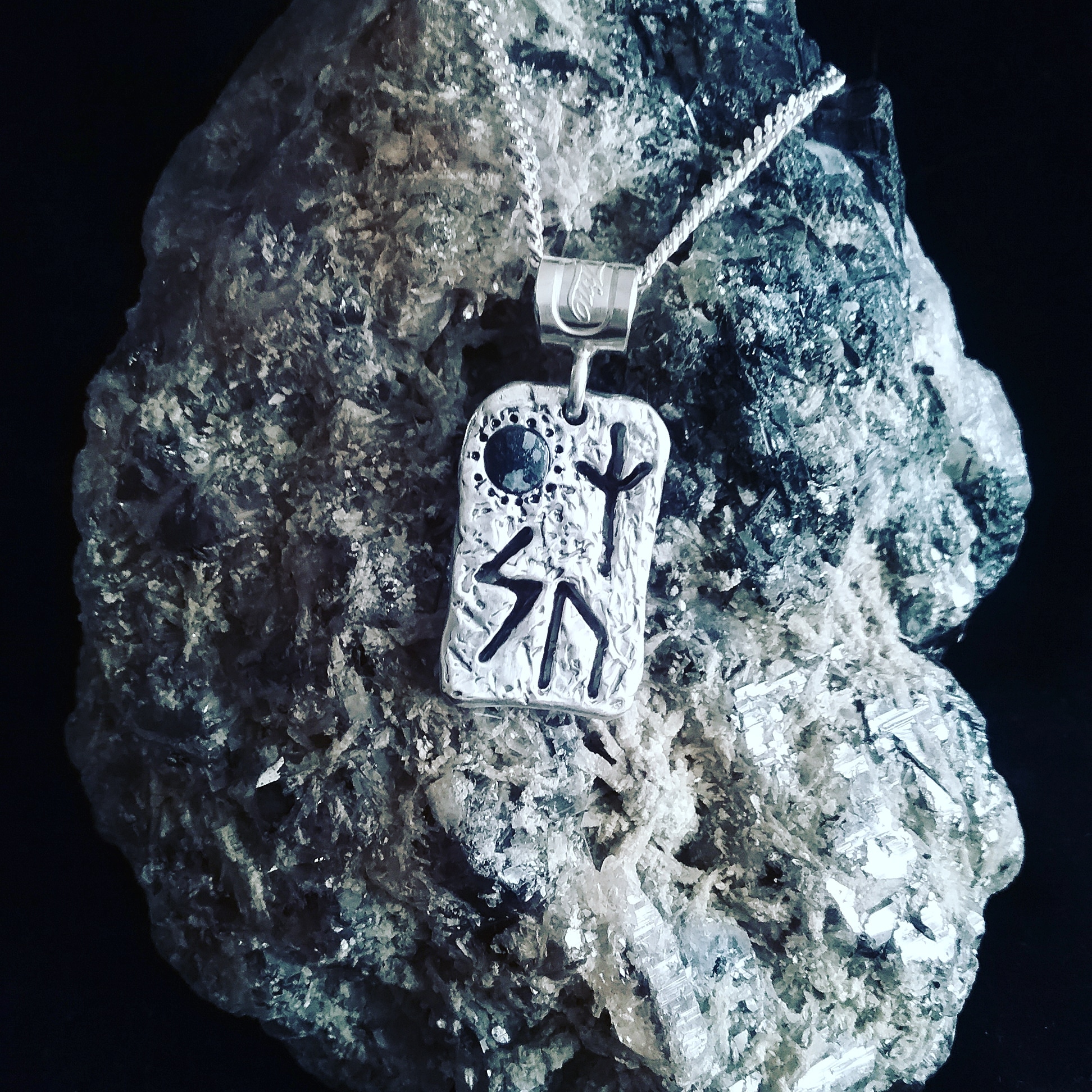 gallery rune stone pendant